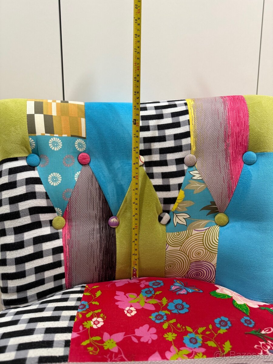 Křeslo patchwork - 14