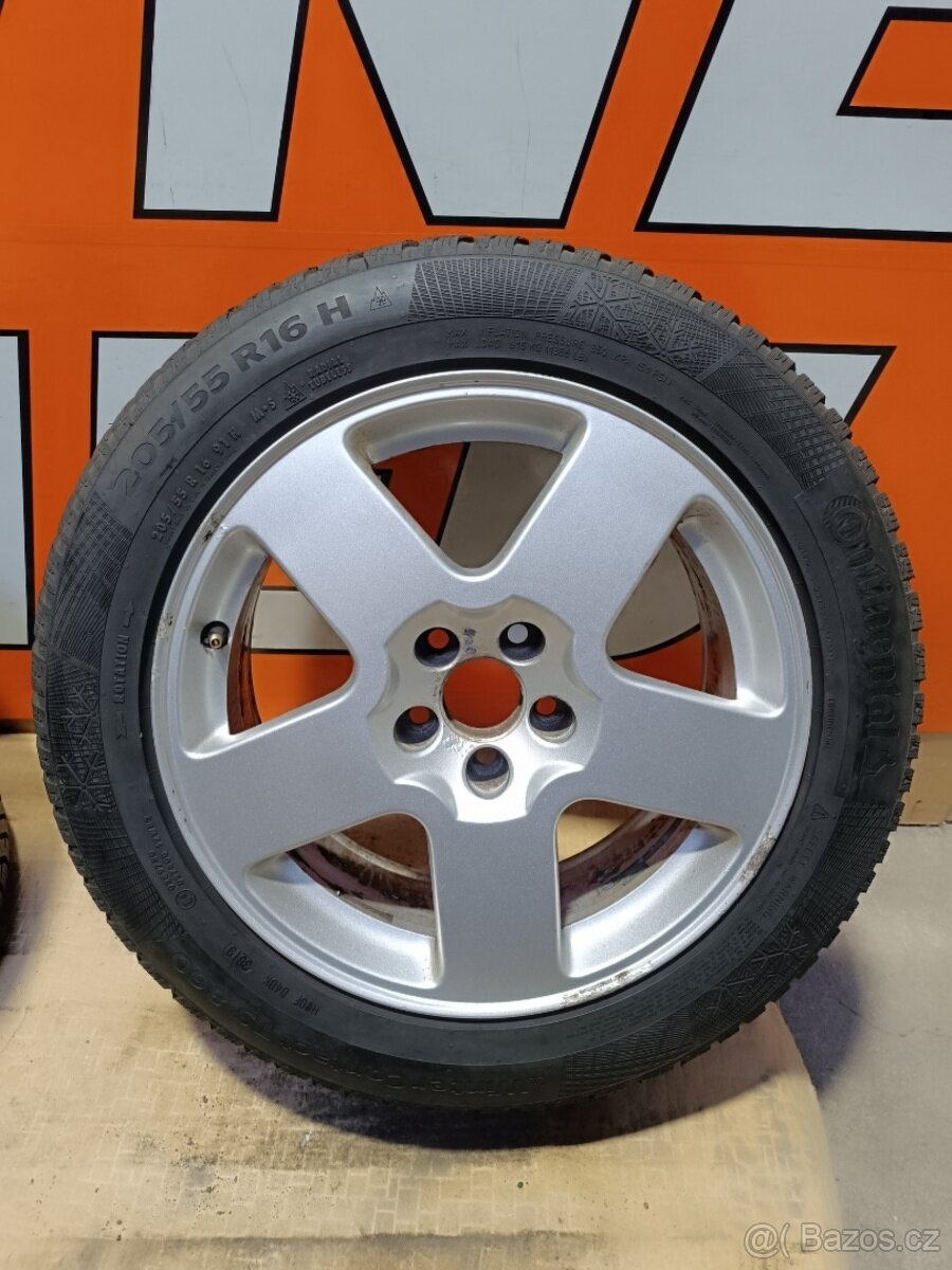ALU kola Audi A3, 7x16'' , 5x100 + zimní 205/55R16 - 14