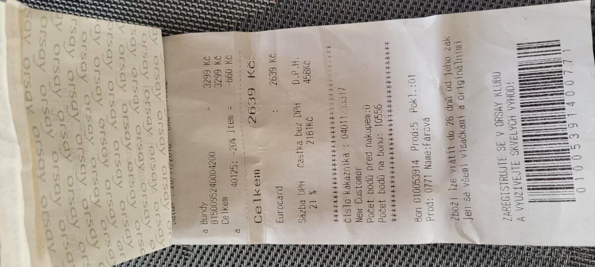 Dámská teplá péřová bunda/kabát Navy Orsay vel.42 - 14