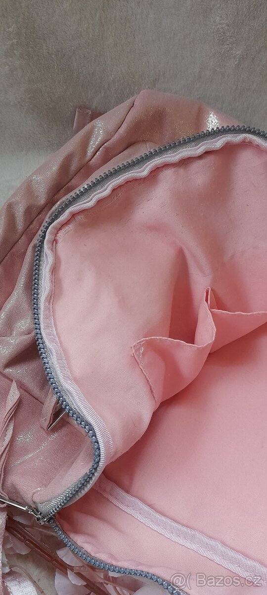 Reserved růžový třpytivý batoh - 14