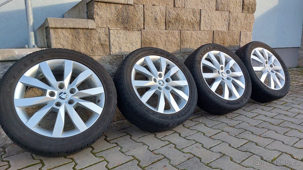 alu Kola 5x112 r17 Crystal škoda Octaviia III Face - 14