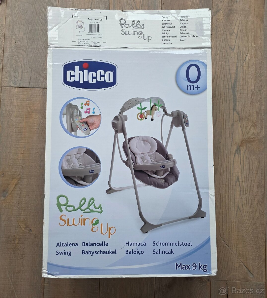 Chicco lehátko/houpačka Polly Swing Up – Silver - 14