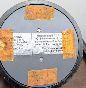 Retro lampa VEB Narva - 14