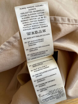 Béžové bavlněné košilové dlouhé šaty Gant, vel. 38/40 - 14