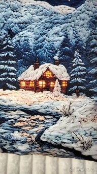 Vánoce 4x 2D povlak na polštář 45x45 cm - 14