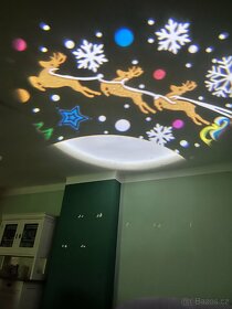 Vánoční projektor venkovní vnitřní - barevné vánoční motivy - 14