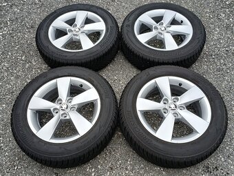 Zánovní zimní orig alu Škoda Fabia 4, 185/65/15 vzorek 8mm - 14