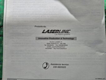 originální univerzální autoalarm LASERLINE s dálkovým ovládá - 14