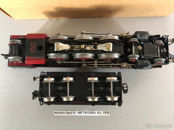 Märklin Gauge 0, Lokomotiva HR 7012920 s tendrem, originál, - 14