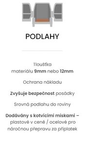 Vestavby do dodávek-PODLAHY / ŠTÍTY / VÝDŘEVY / KRYTY / KOTV - 14