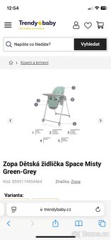 ZOPA - Dětská jídelní židlička - 14