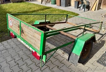 Přívěsný vozík za auto. NP - 2M, 600 Kg. - 14