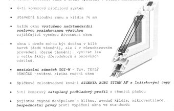Plastová okna INOUTIC (PRESTIGE) – 3 ks + parapety – TOP sta - 14