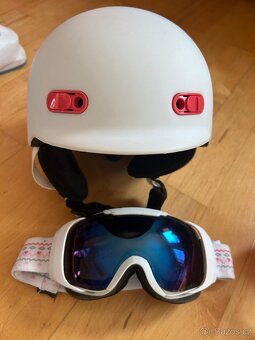 dětský lyžařský komplet pro holku - v moc hezkém stavu - 14