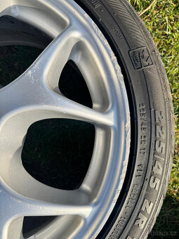 Alu disky 4 kusy 17" rozteč 5x112 + pneu pěkné - 14