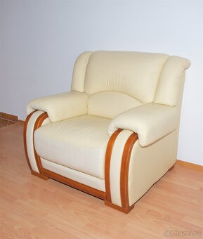 Kožená sedací souprava 3+2+1 nerozkládací - 14