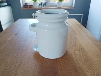 VINTAGE PORCELÁNOVÁ DÓZA NA OKURKY SOLOGNOTE FRANCIE - 14