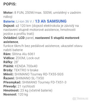 Elektrokolo Crussis E-SAVELA 1.2 - 14