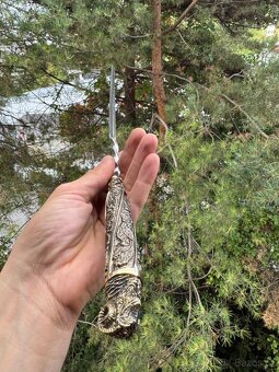 Dárková sada 6 jehel na špízy s bronzovými rukojeťmi - 14