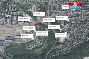 Pronájem bytu 1+kk, 37 m², Praha, ul. Nademlejnská - 14