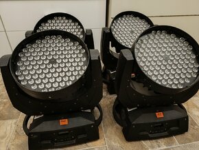 4ks Otočná LED hlava 108x3W + přepravní case - 14