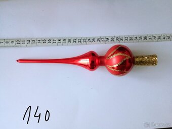 Vánoční ozdoby - staré, vánoční ozdoby, baňky , korálkové - 14