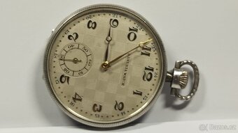Velmi staré stříbrné kapesní hodinky DANUBIA. ag, stribro - 14
