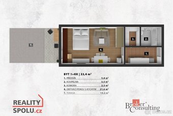 Prodej, byty/1+kk, 33.4 m2, 51246 Harrachov, Jablonec nad Ni - 14