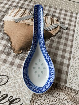 Nová retro souprava z čínského porcelánu I - rýžové zrno - 14