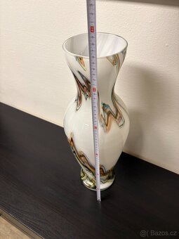 Autorské sklo - velká váza - 14