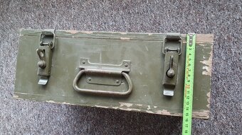 Vojenská dřevěná bedna 2x - 14