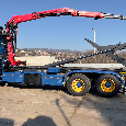 Hákový nosič kontejnerů s hydraulickou rukou  Renult C480 - 14