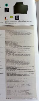 Nový nástěnný odsavač SIEMENS STUDIO LINE IQ 500, černé sklo - 14