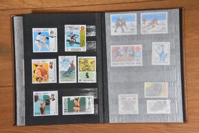 Staré retro album známek z roku 1980 - 14