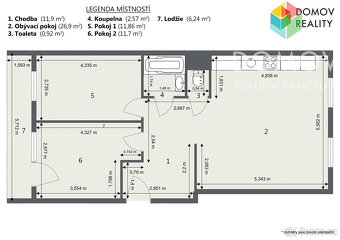 Prodej bytu 3+kk po rekonstrukci, lodžie s pěkným výhledem,  - 14