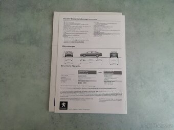 Peugeot 607 - DE katalog 2004 a ceník - doprava ceně - 14