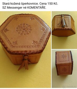 Šperkovnice,truhly a truhličky viz fota. Ceny viz fota. - 14