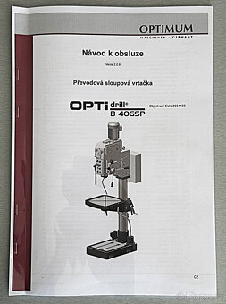 Vrtačka sloupová B 40 GSP - 14