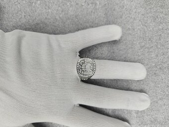 Sada 2 masivních pánských prstenů - Styl Rolex & Gold - 14