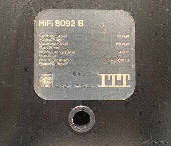 Vintage reproboxy ITT HiFi 8092B - 14
