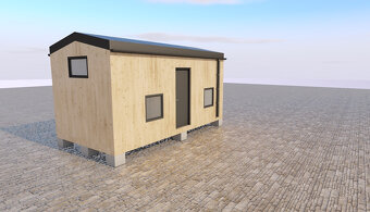 Kontejner 6x3x3, chata, kancelář, tiny hous - 14