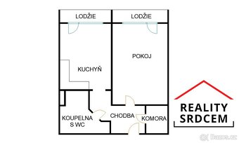 Pronájem bytu 2+kk s dvěma lodžiema, ul. Podroužkova, Ostrav - 14