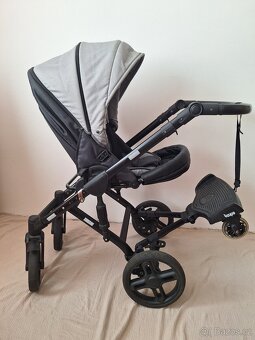 Kombinovaný kočárek Tudore Ranger šedý - 14