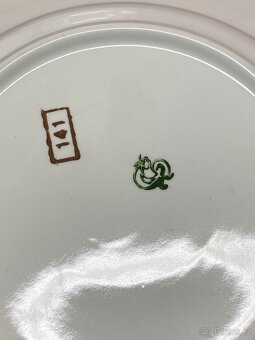 talíře cibulák vzor malované talíře cibulák porcelán - 14