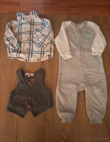 Balík oblečení miminko kluk vel 52-80 - 14