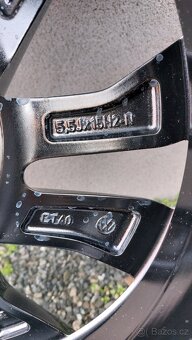 Alu kola originál 5x100 r15 vw Polo letní pneu - 14