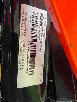 KTM EXC 300 TPI - 79 MTH, odpočet DPH - 14
