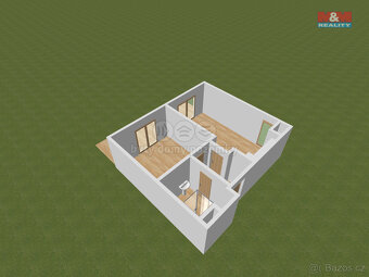 Pronájem bytu 2+kk, 45 m², Plzeň, ul. Safírová - 14
