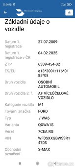 Prodám Ford SMax 2.0 tdi - 14