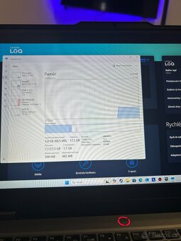 Nadupaný herní notebook lenovo log - 14